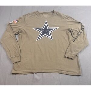 Dallas‎ Cowboys Nike Shirt Tee Mens XL Salute to Service Long Sleeve NFL *Hole
